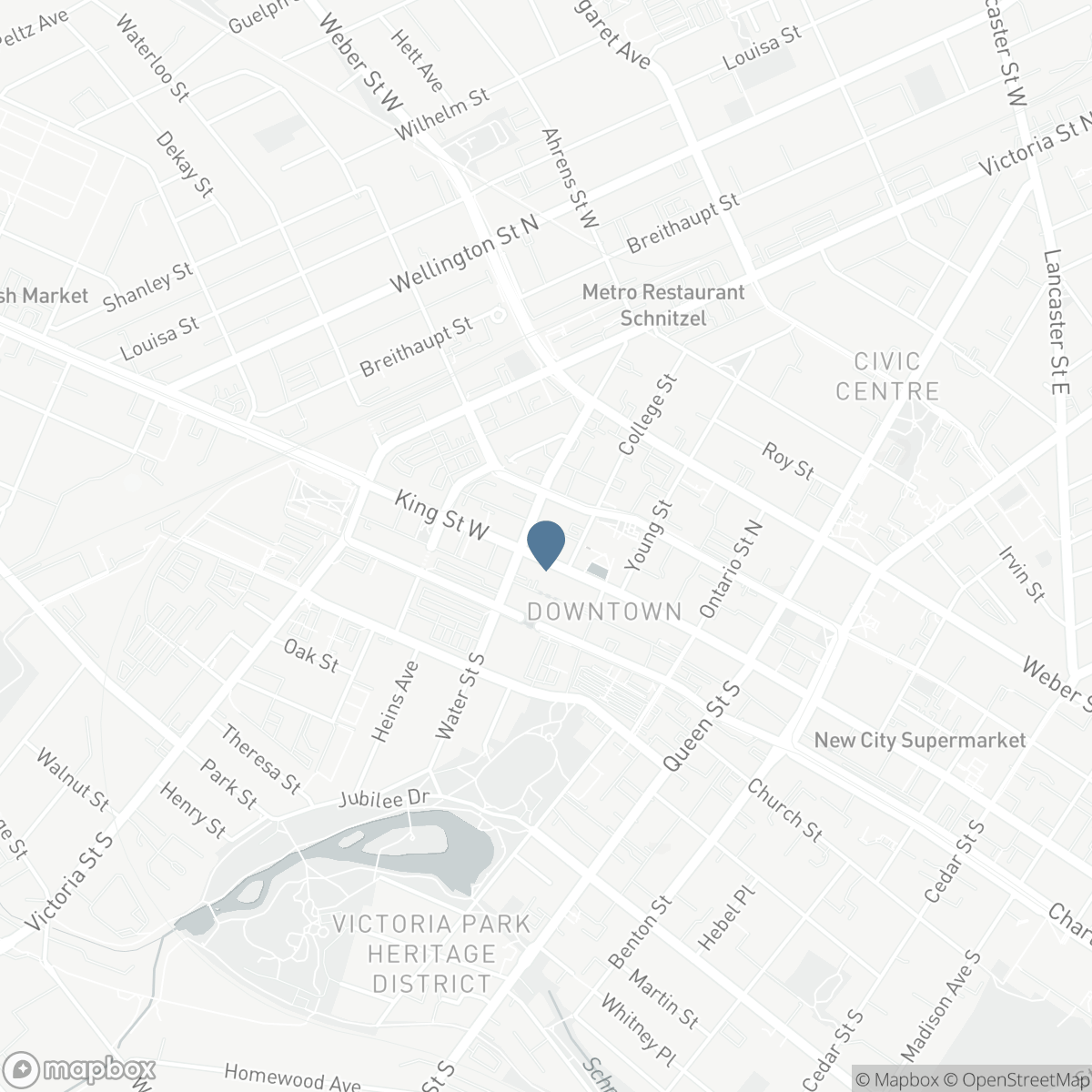 276 W KING Street W Unit# 213, Kitchener, Ontario N2G 1B6